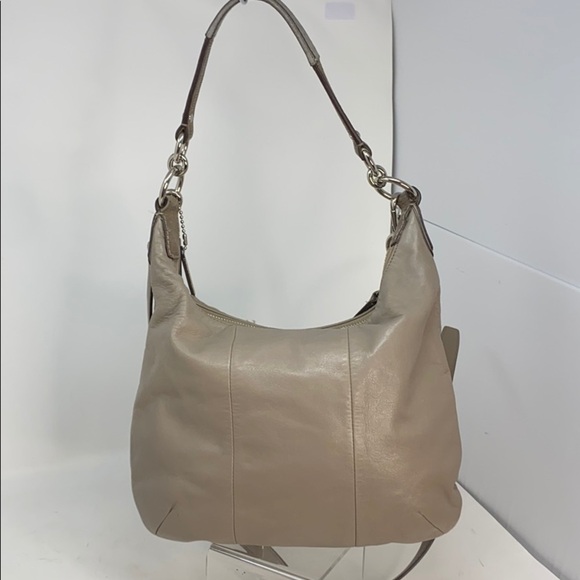 Coach Kristin 19293 Gray Leather Crossbody Bag - Picture 3 of 14